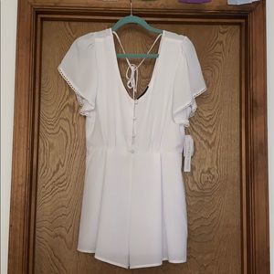 White Romper